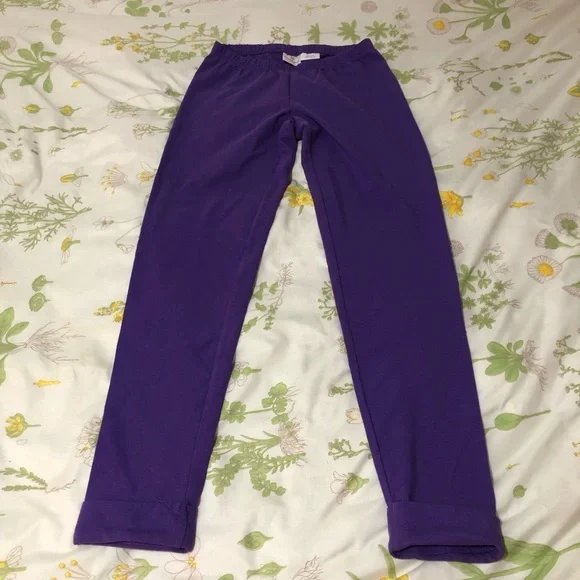 Hanna Andersson Kids' Magenta and Violet Joggers - Picture 8 of 10